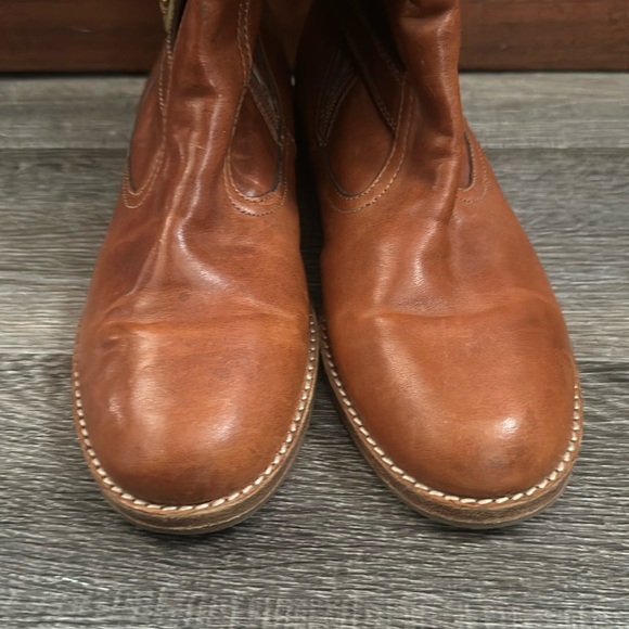 Coach Whitley Brown Leather Riding Boots - Picture 5 of 10